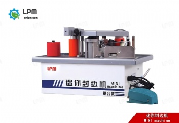 Mini sawing table edge banding machine